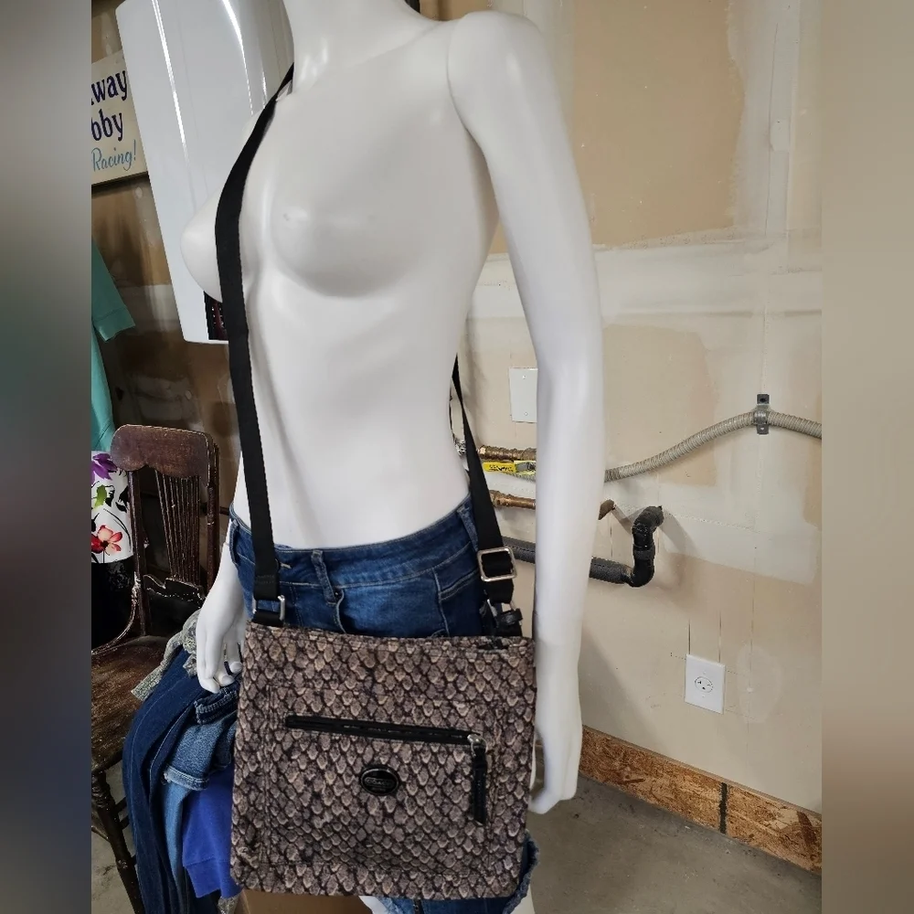 Coach Getaway Snakeskin Print File/Crossbody Bag